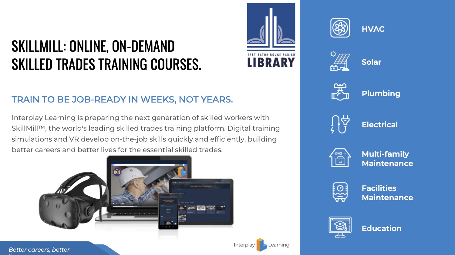 East Baton Rouge Parish Library| image: Launch_Poster_SkillMill