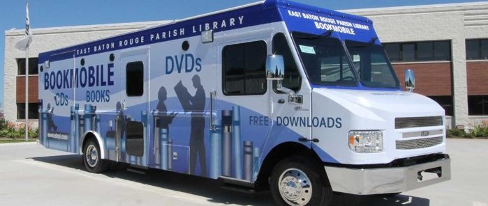 East Baton Rouge Parish Library| image: NuNu-Bookmobile