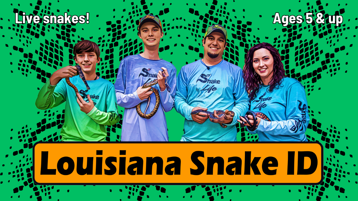East Baton Rouge Parish Library| image: LA Snake ID – LocalHop Graphic