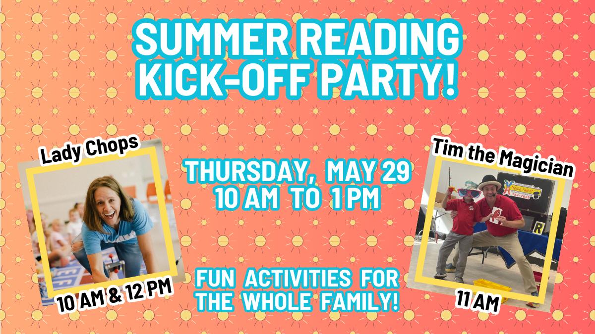 East Baton Rouge Parish Library| image: Summer Reading Kick-Off – LocalHop Graphic